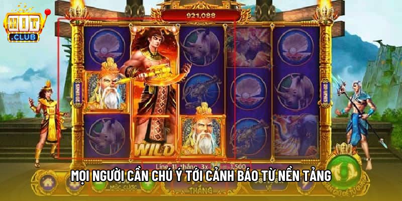 Mọi người cần chú ý tới cảnh báo từ nền tảng