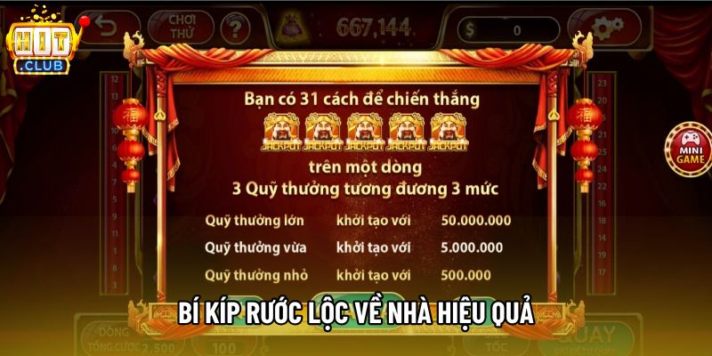 Bí kíp rước lộc về nhà hiệu quả Bí kíp rước lộc về nhà hiệu quả