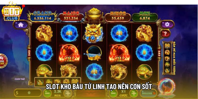 Slot kho báu tứ linh tạo nên cơn sốt